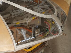 Das Cockpit Nahaufnahme