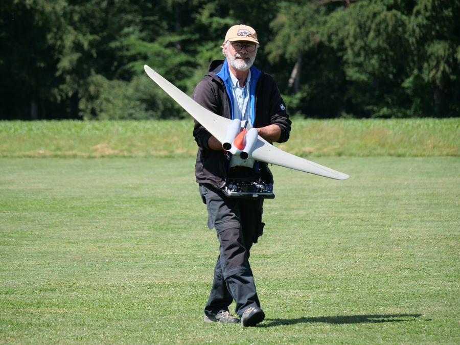 Uli nach dem Flug
